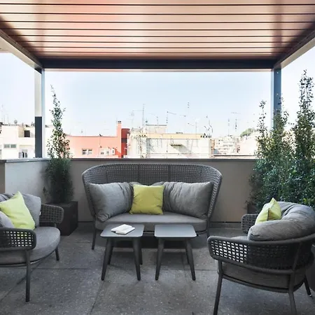 Idyllia - Lumina Rooftop Penthouse In Trastevere Apartment